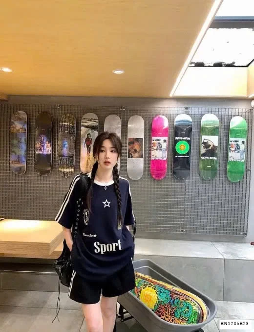 Áo thun sport tay kẻ WGWE