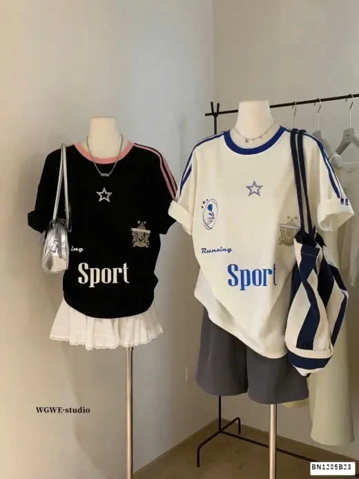 Áo thun sport tay kẻ WGWE