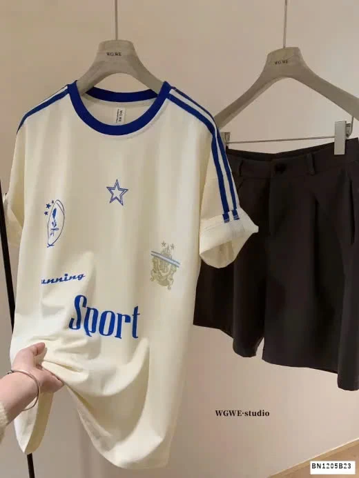 Áo thun sport tay kẻ WGWE