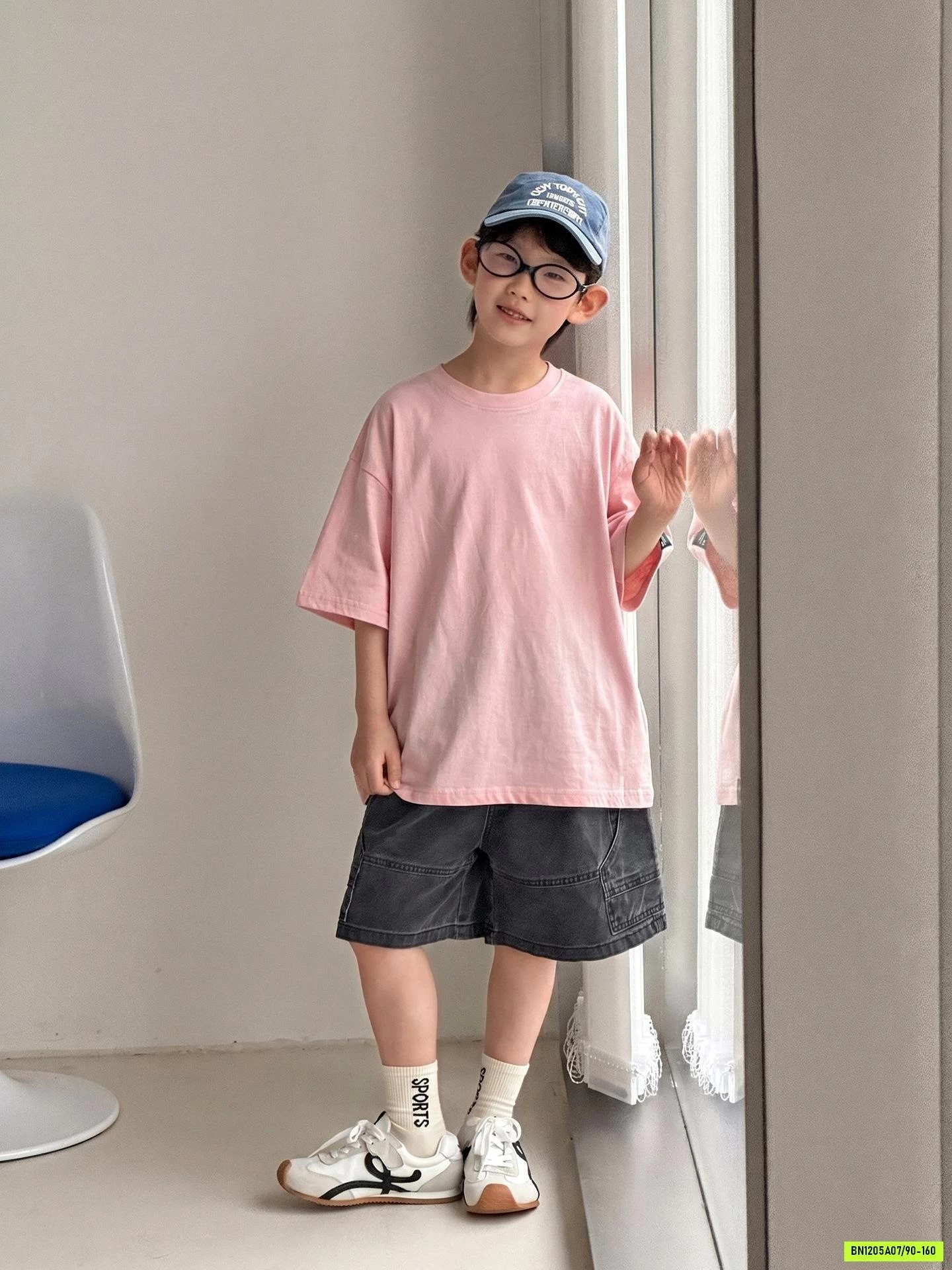 THUN CỔ TRÒN BASIC MÁC GẤU ÁO MSHOPKIDS