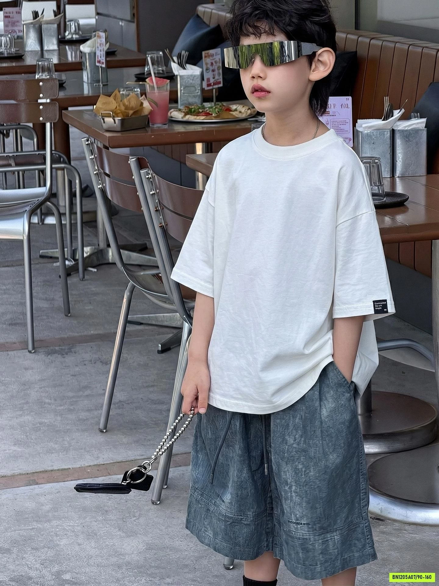 THUN CỔ TRÒN BASIC MÁC GẤU ÁO MSHOPKIDS