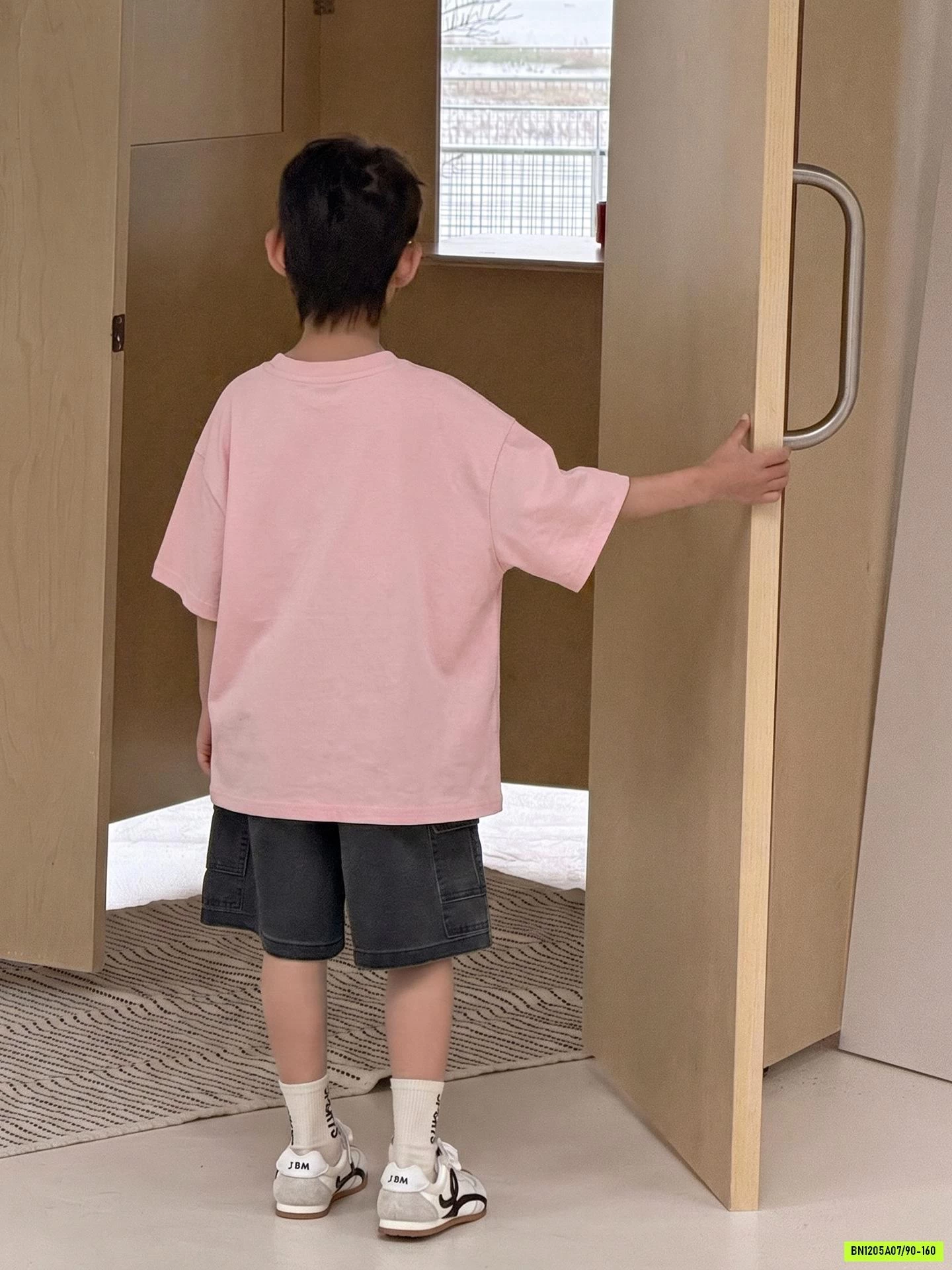 THUN CỔ TRÒN BASIC MÁC GẤU ÁO MSHOPKIDS