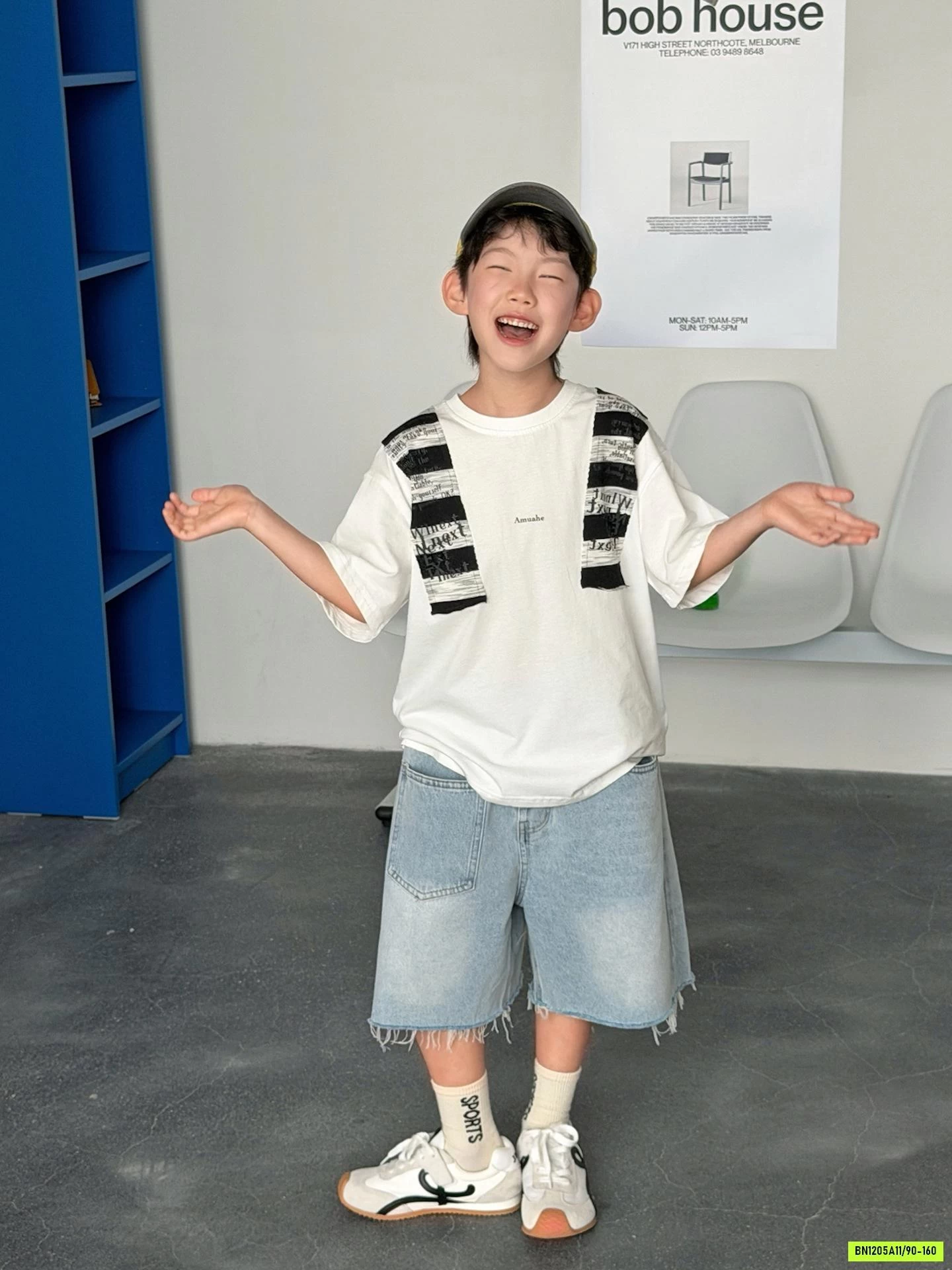 SHORT JEANS TÚI NGƯỢC TUA GẤU MSHOPKIDS