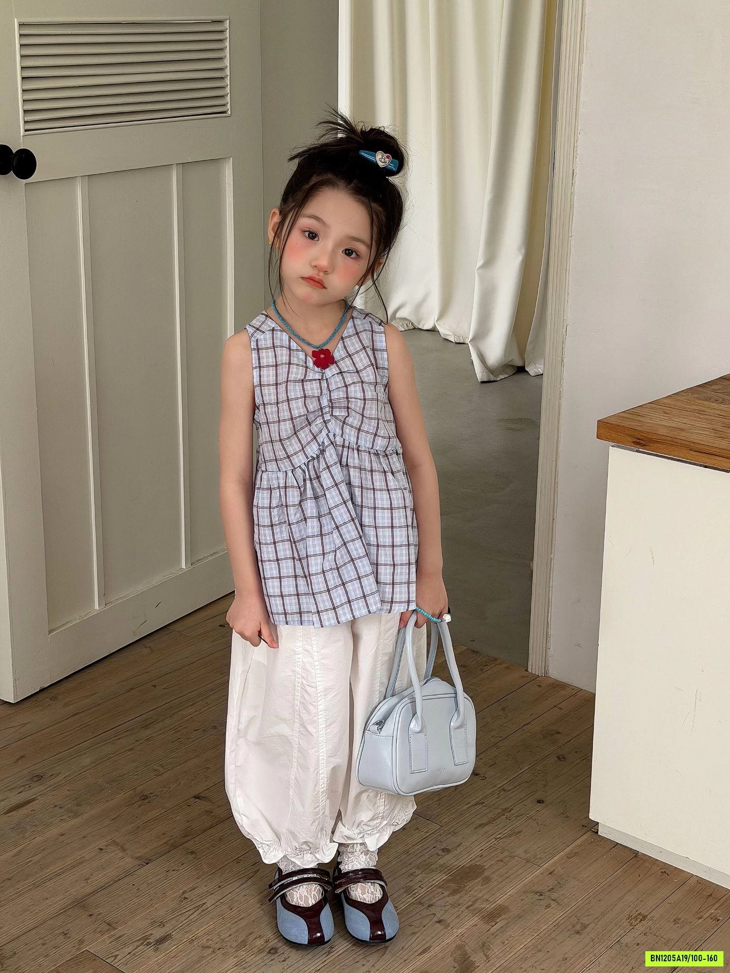 SƠ MI CARO MIX QUẦN BOM GIÓ