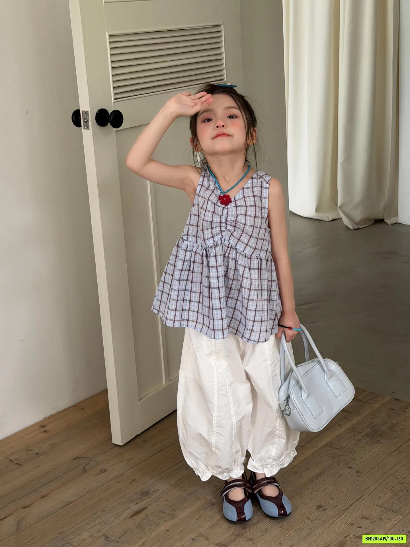 SƠ MI CARO MIX QUẦN BOM GIÓ