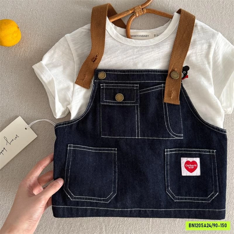 ÁO YẾM DENIM MMY