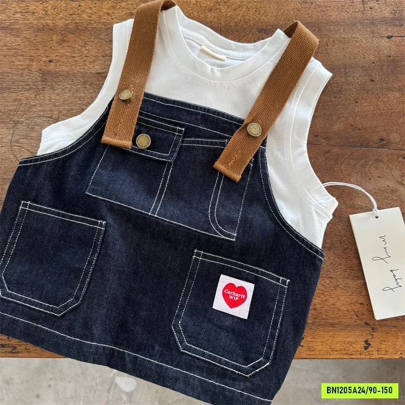 ÁO YẾM DENIM MMY