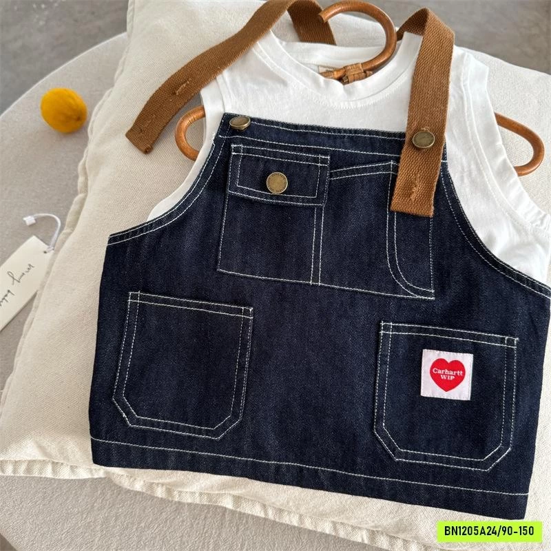 ÁO YẾM DENIM MMY