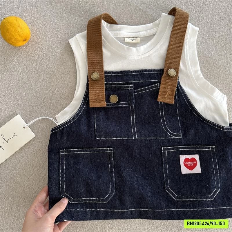 ÁO YẾM DENIM MMY