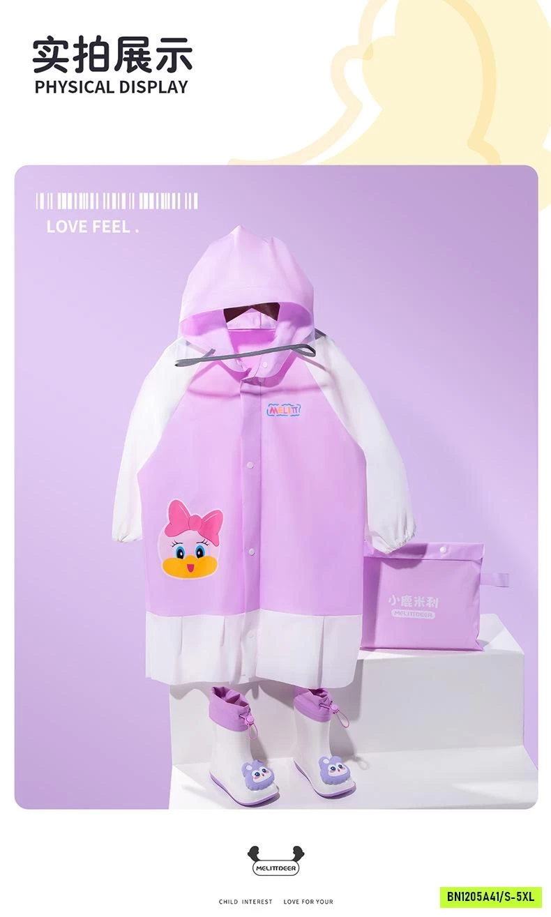 ÁO MƯA VỊT DONAL TÍM