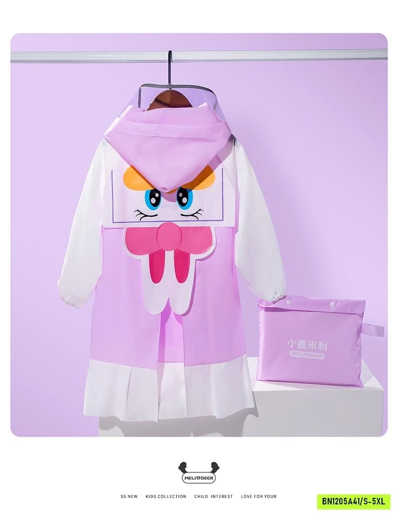 ÁO MƯA VỊT DONAL TÍM