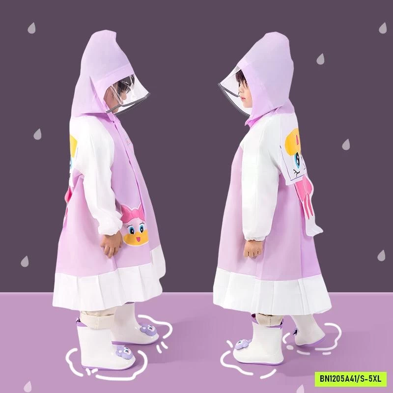 ÁO MƯA VỊT DONAL TÍM