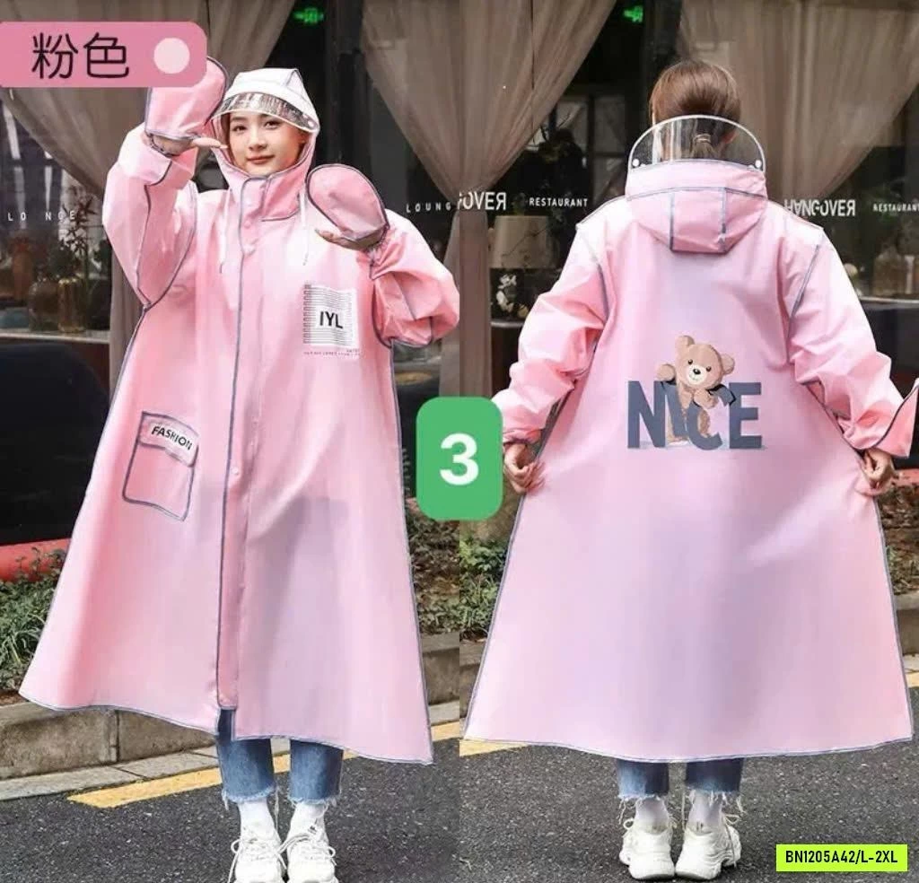 ÁO MƯA THỜI TRANG GẤU NICE