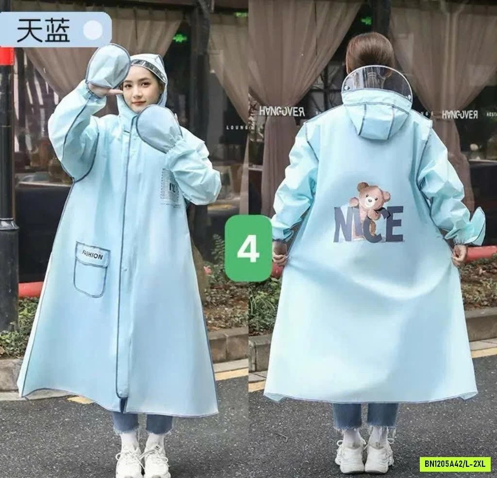 ÁO MƯA THỜI TRANG GẤU NICE
