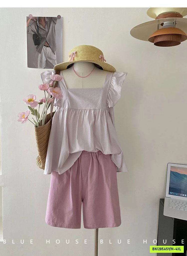 SHORT THÔ MỀM CẠP CHUN TRƠN MÀU
