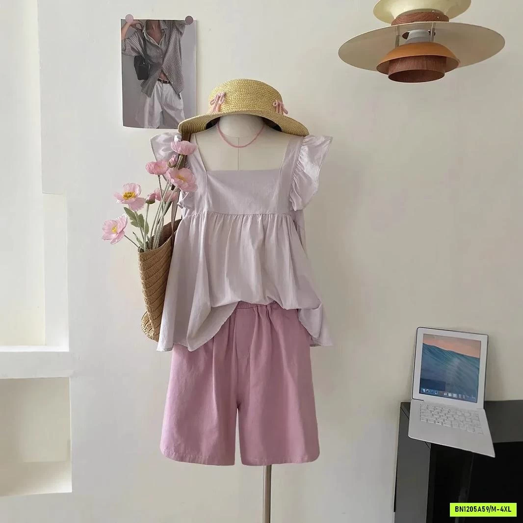 SHORT THÔ MỀM CẠP CHUN TRƠN MÀU