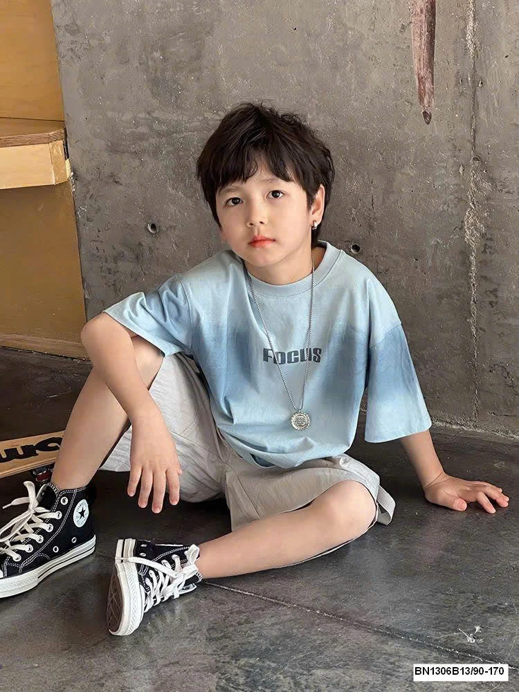 ÁO THUN LOANG MÀU DÁNG RỘNG AMBB  25B131