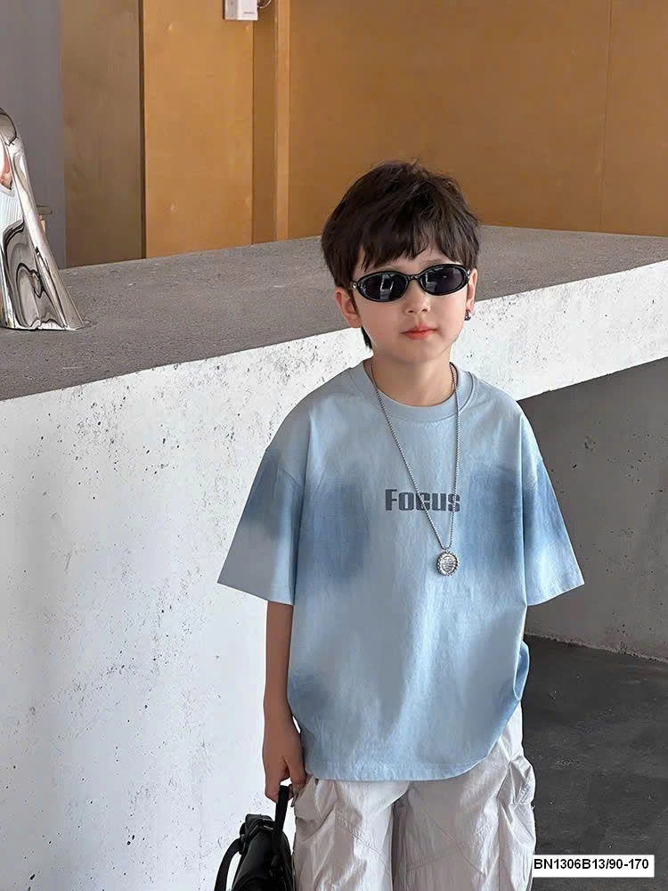 ÁO THUN LOANG MÀU DÁNG RỘNG AMBB  25B131