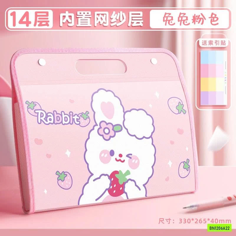 TÚI ĐỰNG TÀI LIỆU BẢN NGANG 14 NGĂN