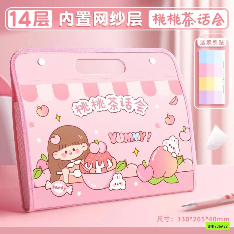 TÚI ĐỰNG TÀI LIỆU BẢN NGANG 14 NGĂN