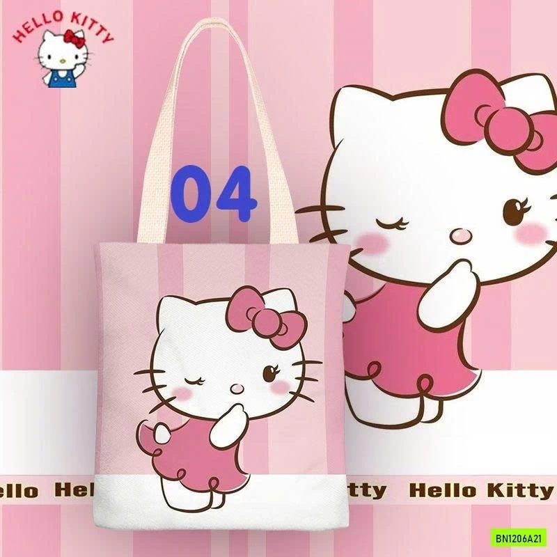 BST TÚI VẢI CANVAS KITTY