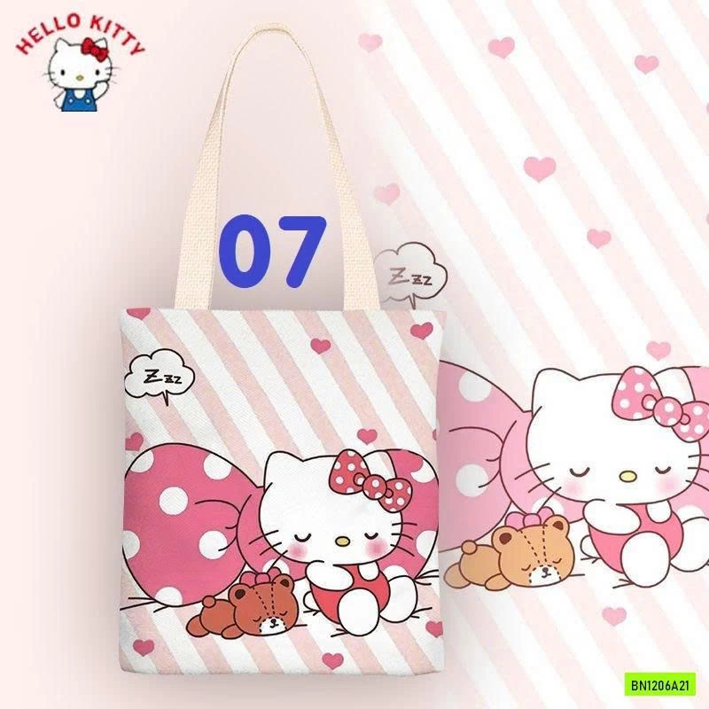 BST TÚI VẢI CANVAS KITTY