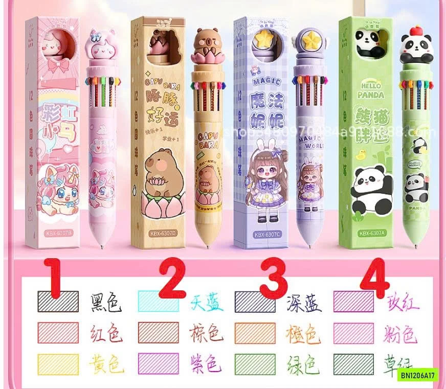 BÚT BI 10/12 MÀU DỄ THƯƠNG