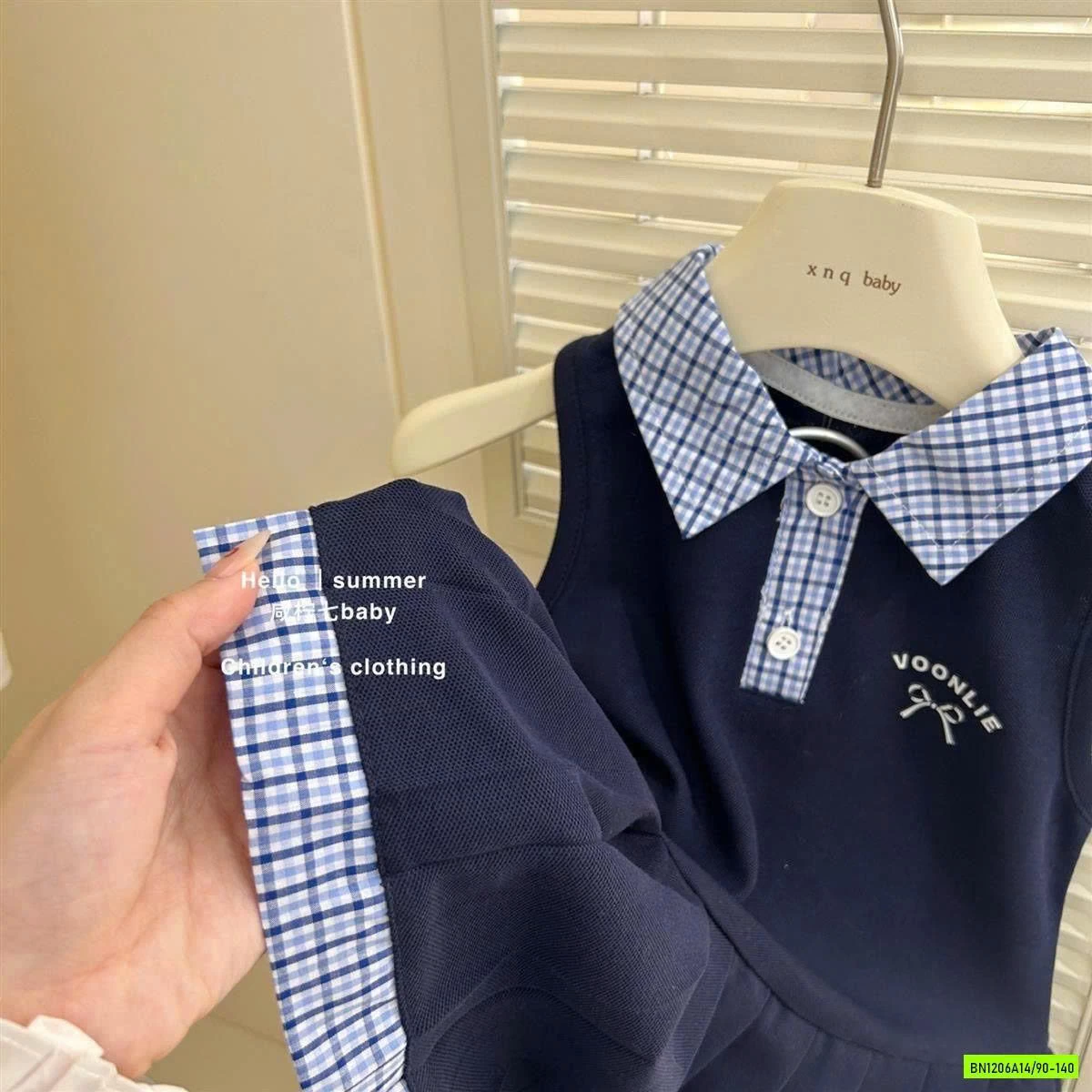 VÁY POLO PHỐI KẺ