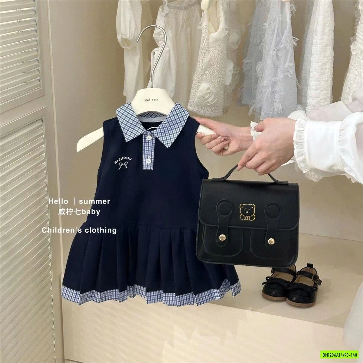 VÁY POLO PHỐI KẺ