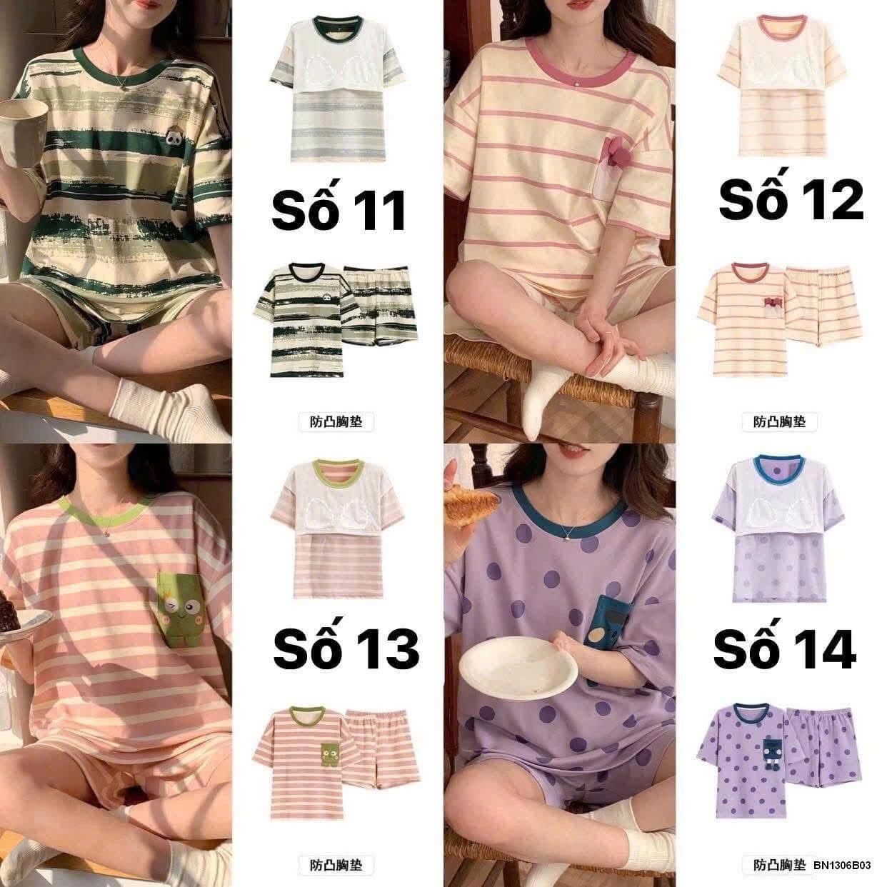 BỘ COTTON MẶC NHÀ