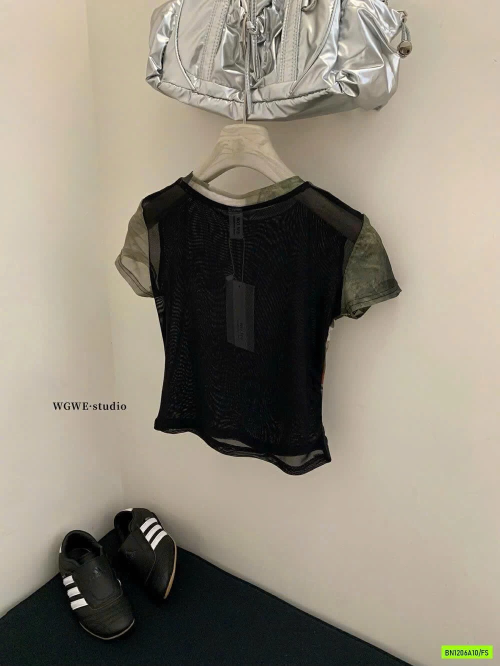 CROPTOP LƯỚI MÈO CON WG.WE