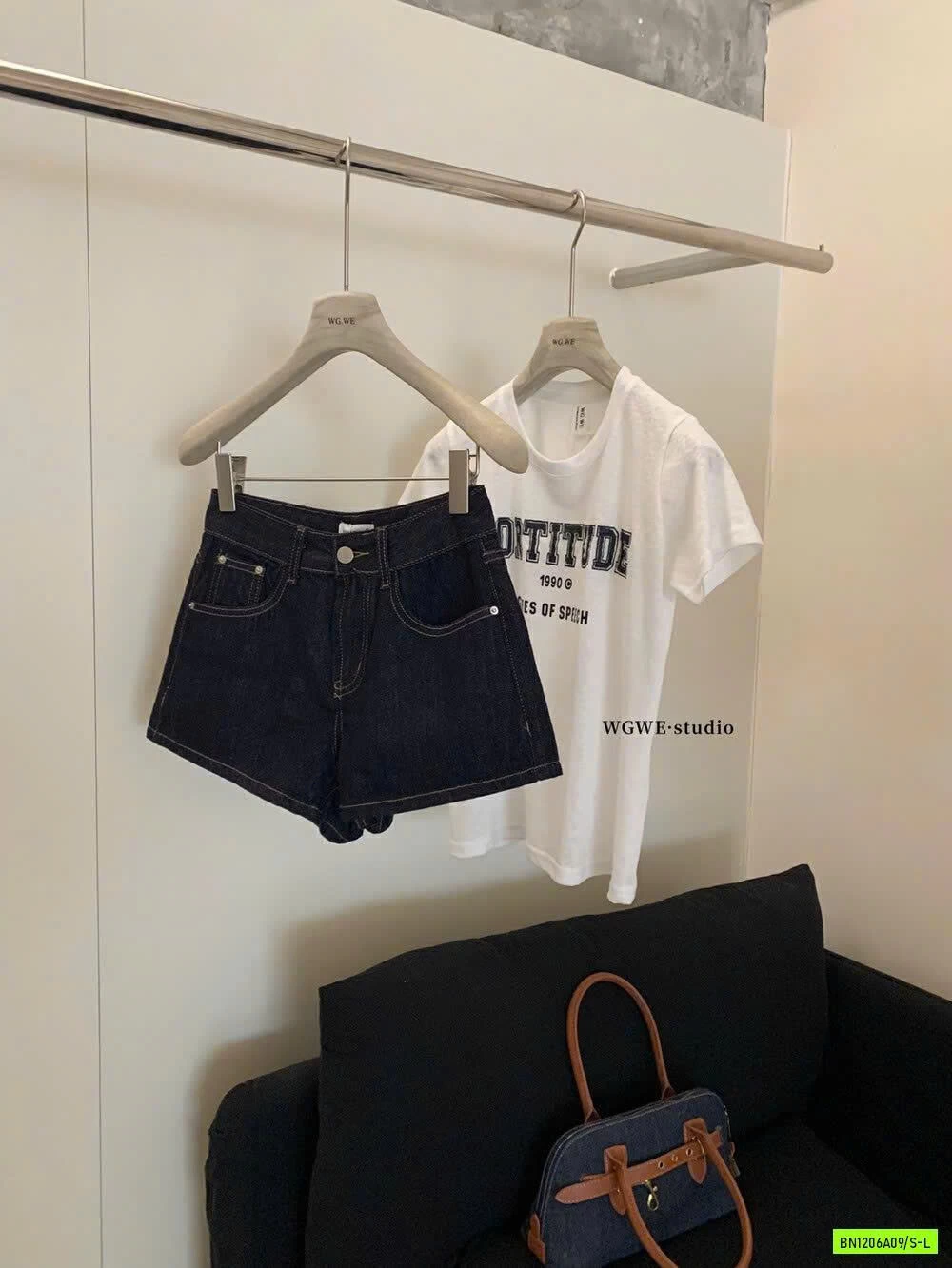SHORT DENIM CHỈ NỔI WG.WE