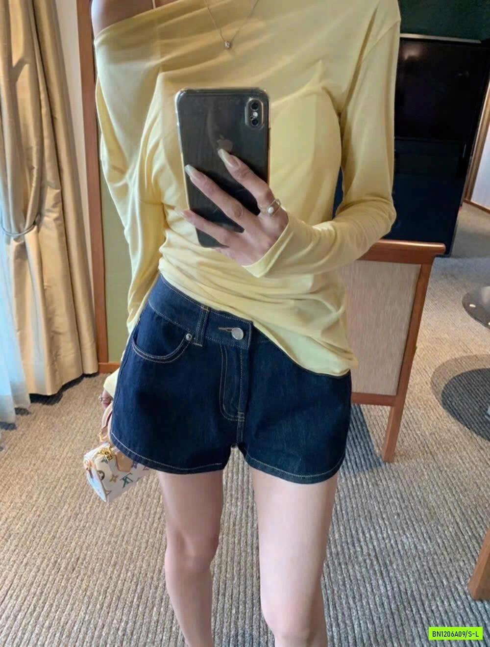 SHORT DENIM CHỈ NỔI WG.WE