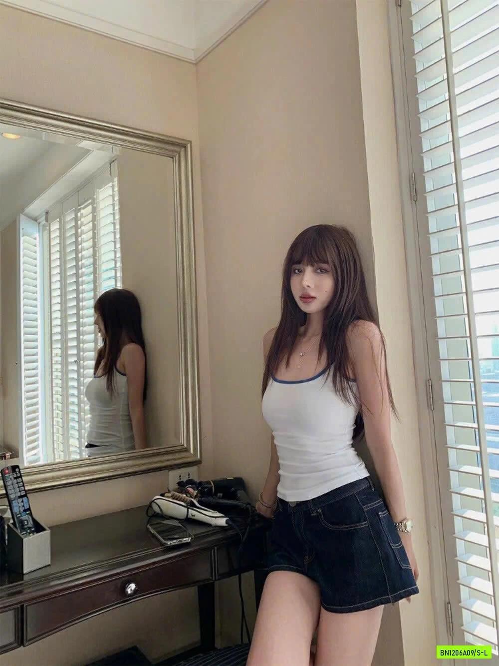 SHORT DENIM CHỈ NỔI WG.WE