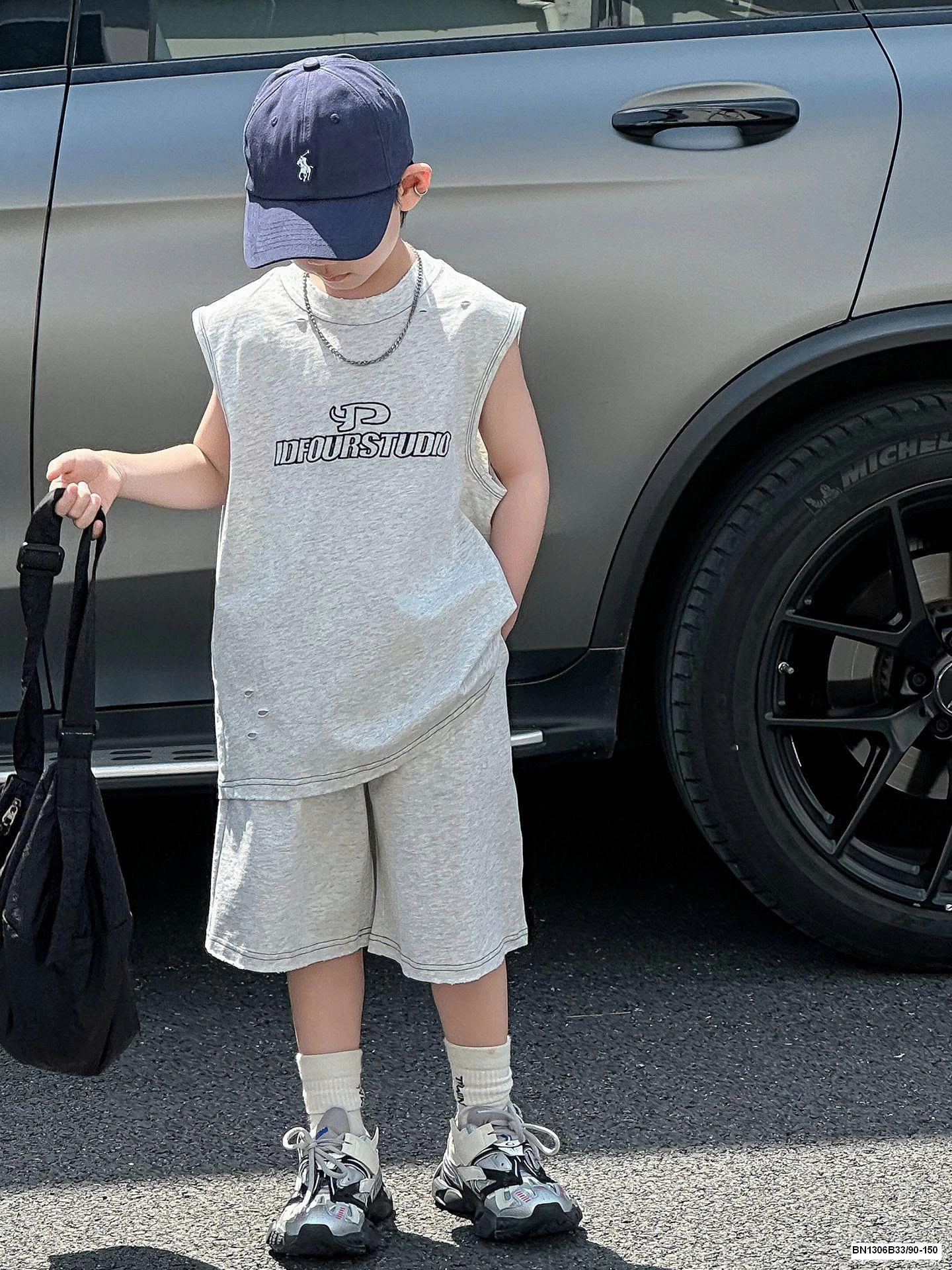 SÉT TANKTOP RÁCH XÁM NHẠT