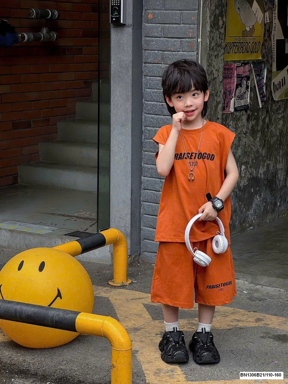 Set áo tank top bé trai