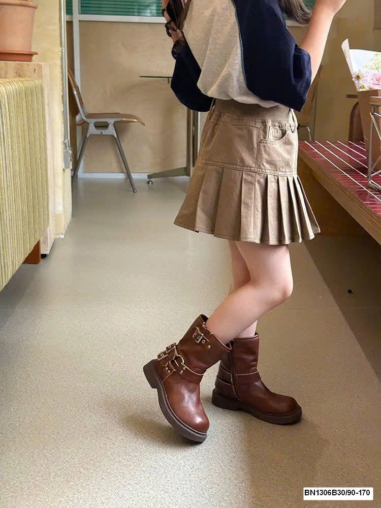 CHÂN VÁY XẾP LY BÉ GÁI 25C224