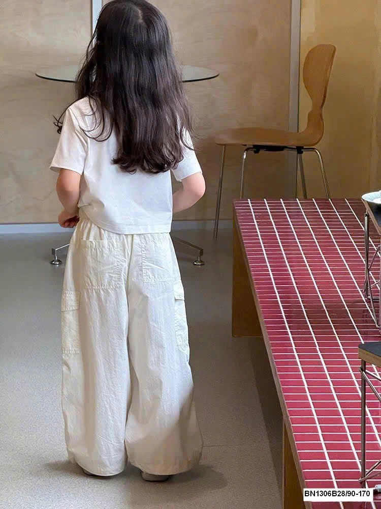 ÁO THUN NGẮN TAY AMBB BÉ GÁI 25D166