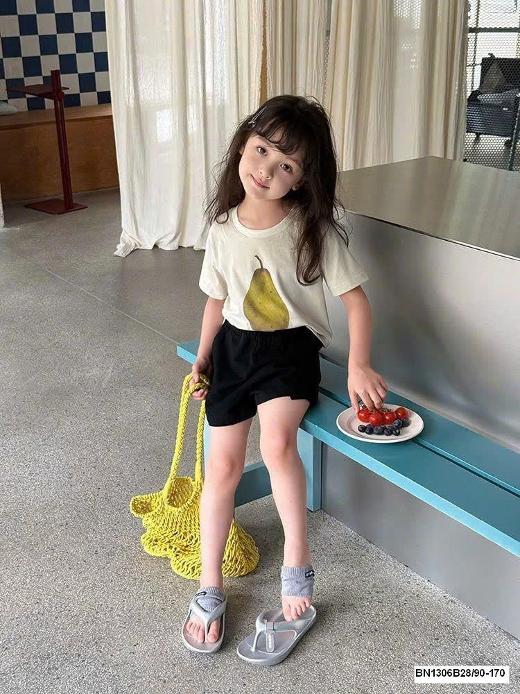 ÁO THUN NGẮN TAY AMBB BÉ GÁI 25D166