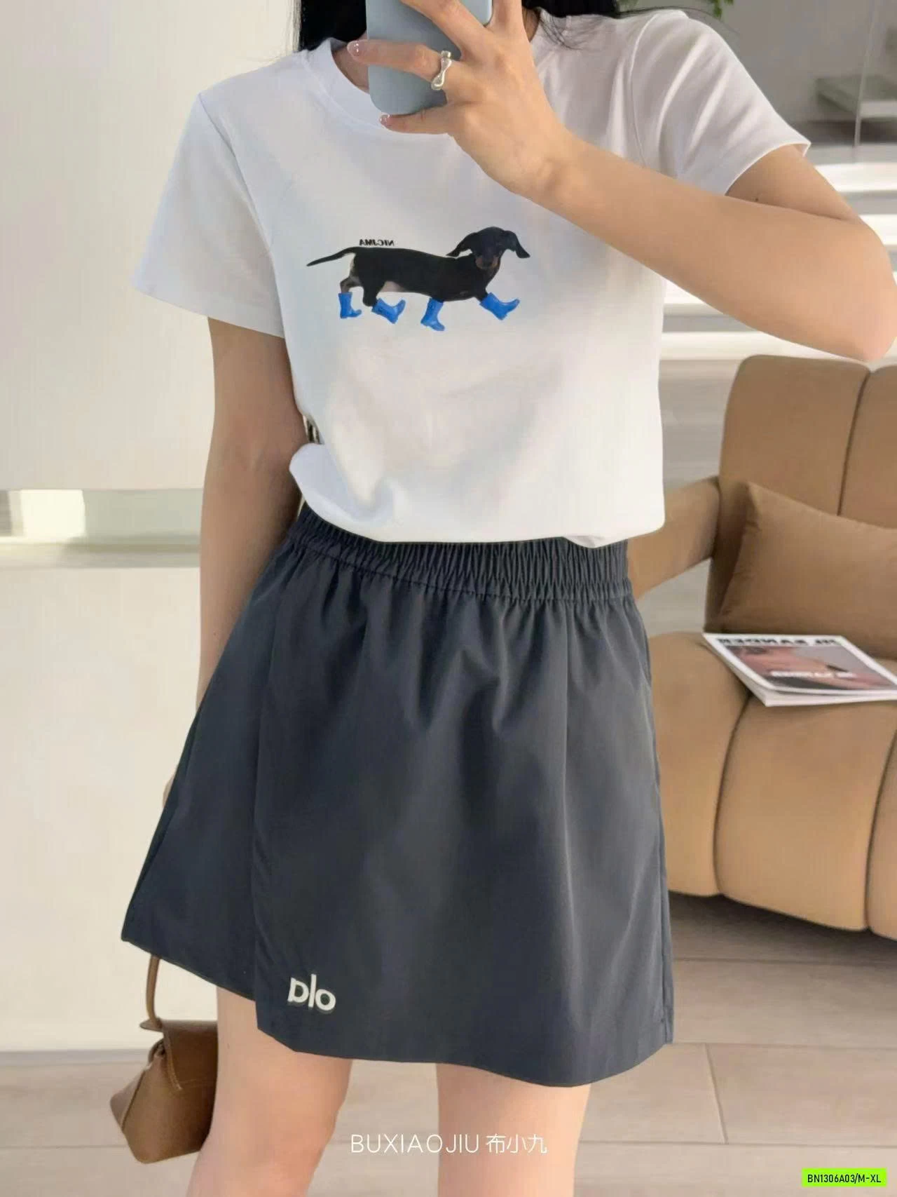 QUẦN GIẢ VÁY THÊU CHỮ CatKaiser