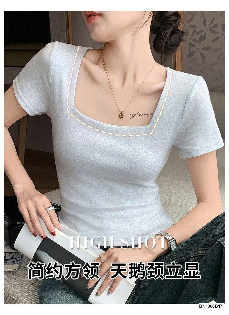 ÁO CỔ VUÔNG NỮ