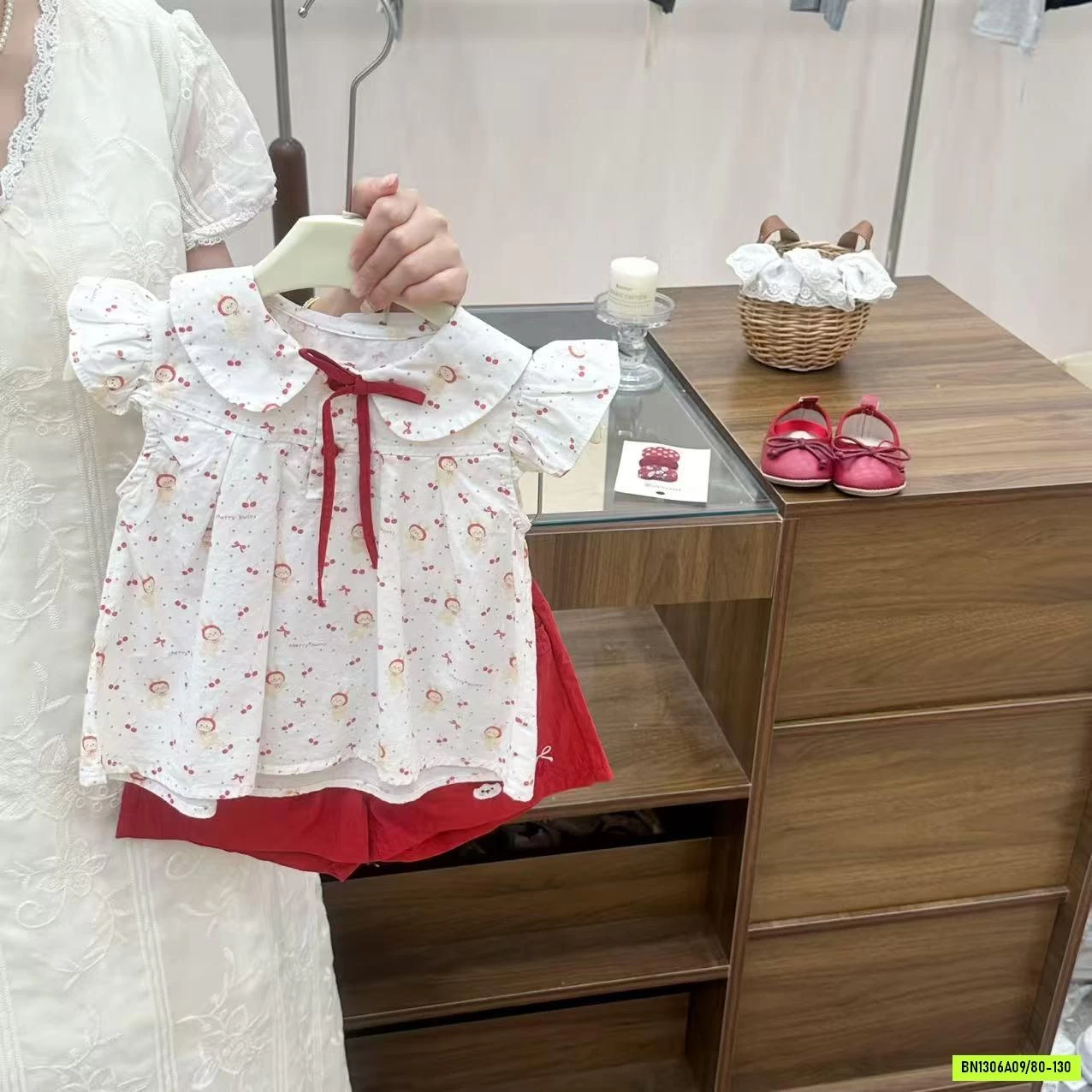 SÉT SƠ MI THỎ ĐỎ COCOGIRIN