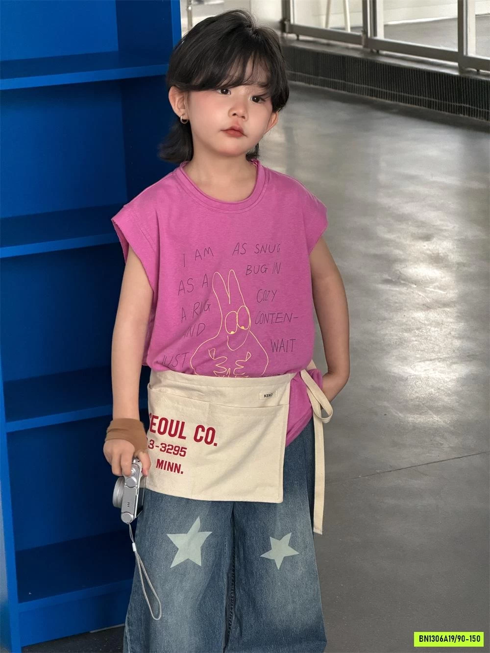 TANKTOP HỒNG IN CHỮ BT