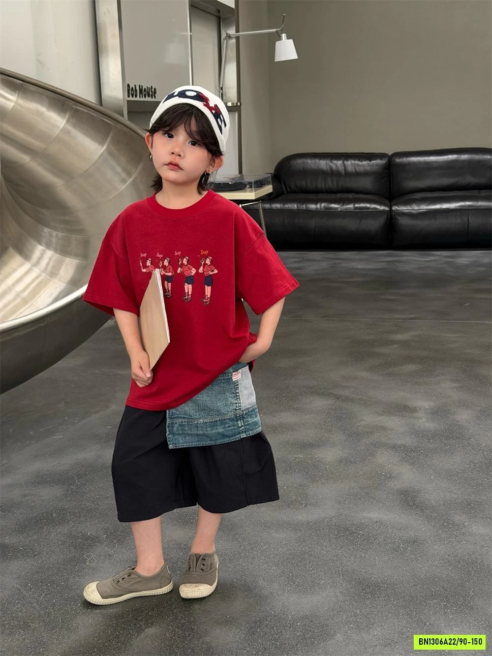 ÁO THUN ĐỎ MIX SHORT ĐEN