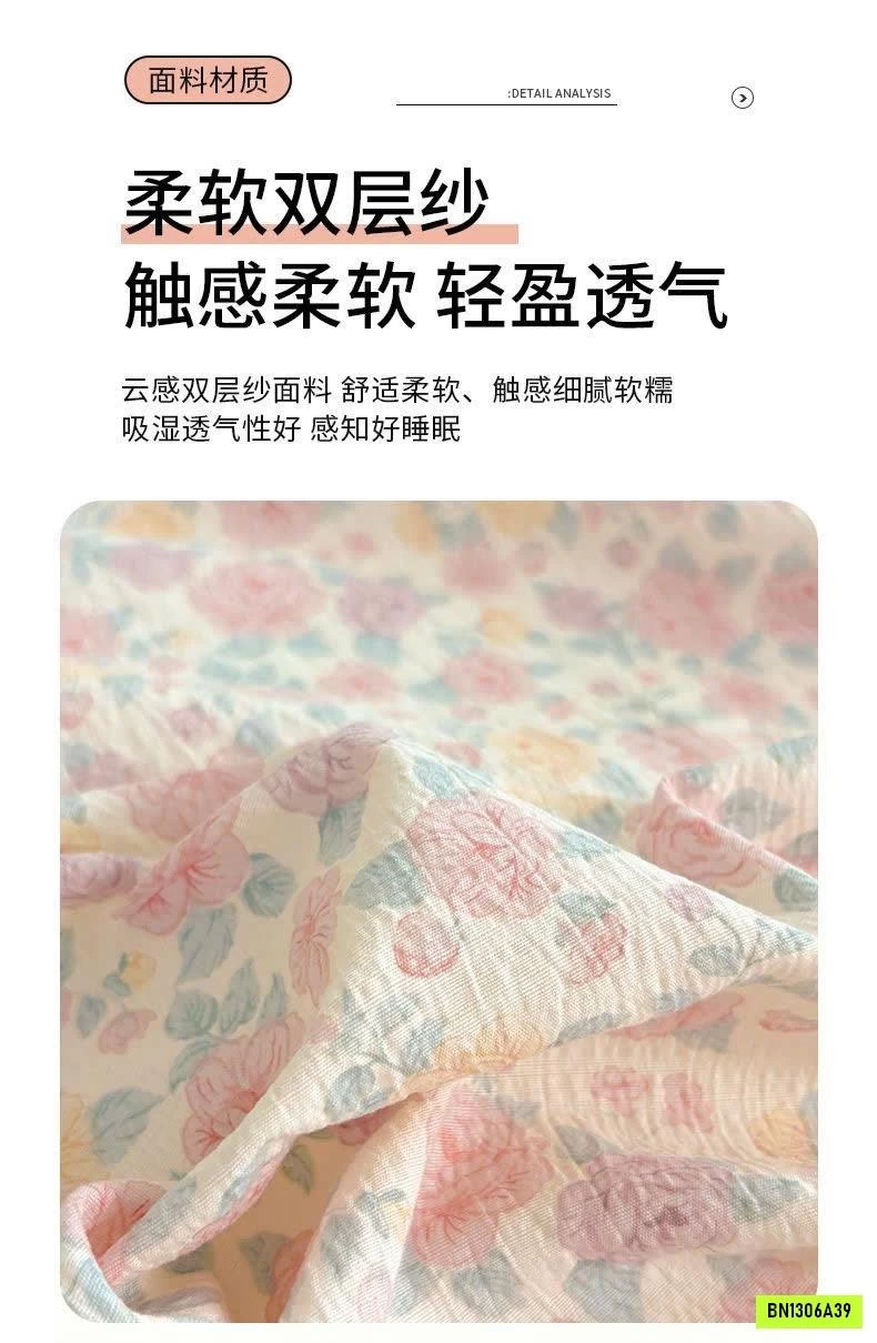 SET GA GIƯỜNG VÀ 2 VỎ GỐI COTTON HÀN