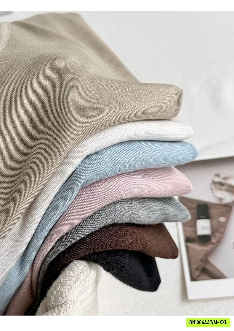 ÁO THUN COTTON CỔ TRÒN