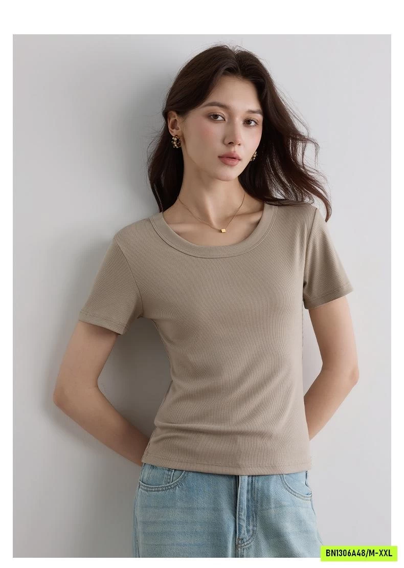 ÁO THUN BOZIP CỔ VUÔNG