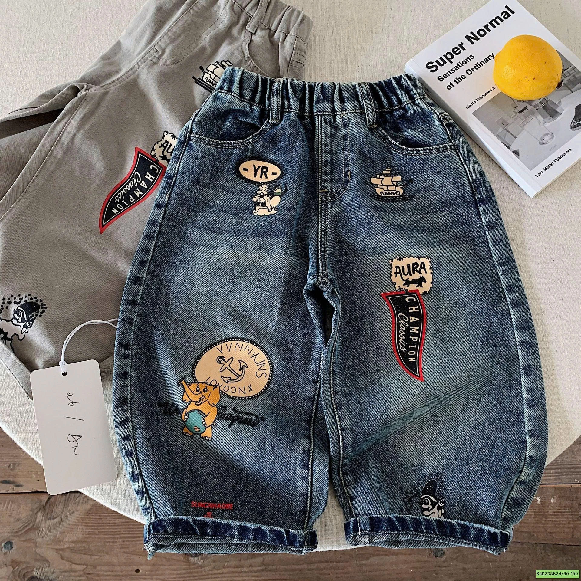 QUẦN BAGGY IN HÌNH VOI