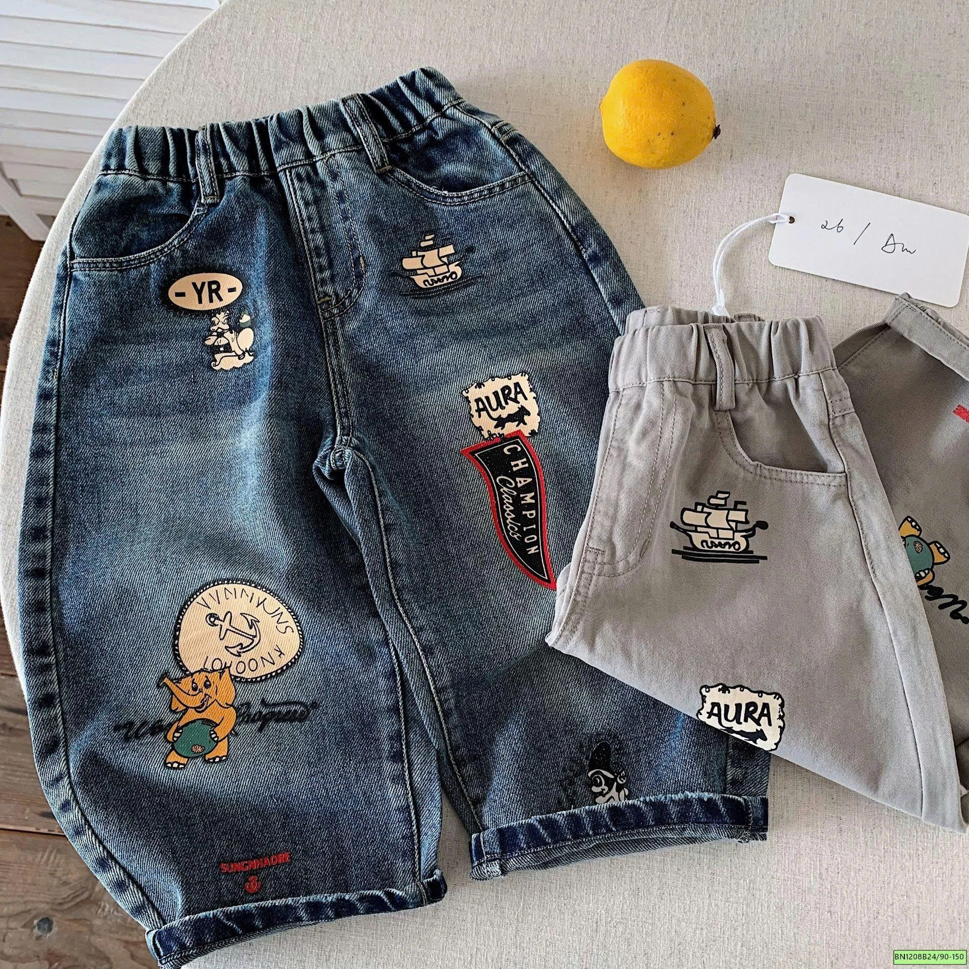 QUẦN BAGGY IN HÌNH VOI