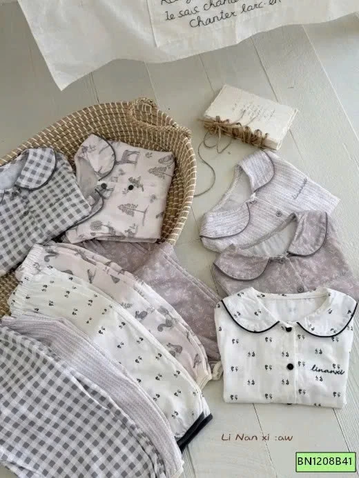 BỘ NGỦ SỢI COTTON XUẤT HÀN LINANXI